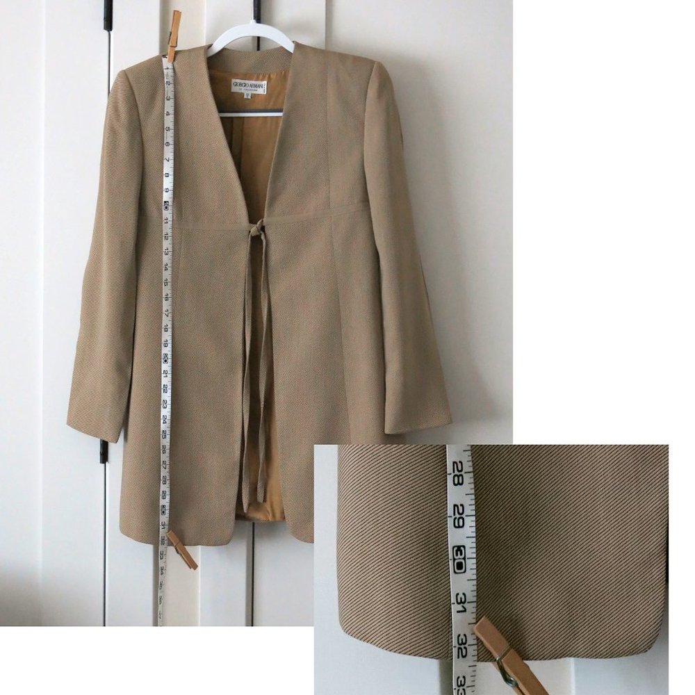 GIORGIO ARMANI Le Collezioni Made in Italy Jacket Blazer IT 42 / US 8 Bergdorf - Picture 2 of 16